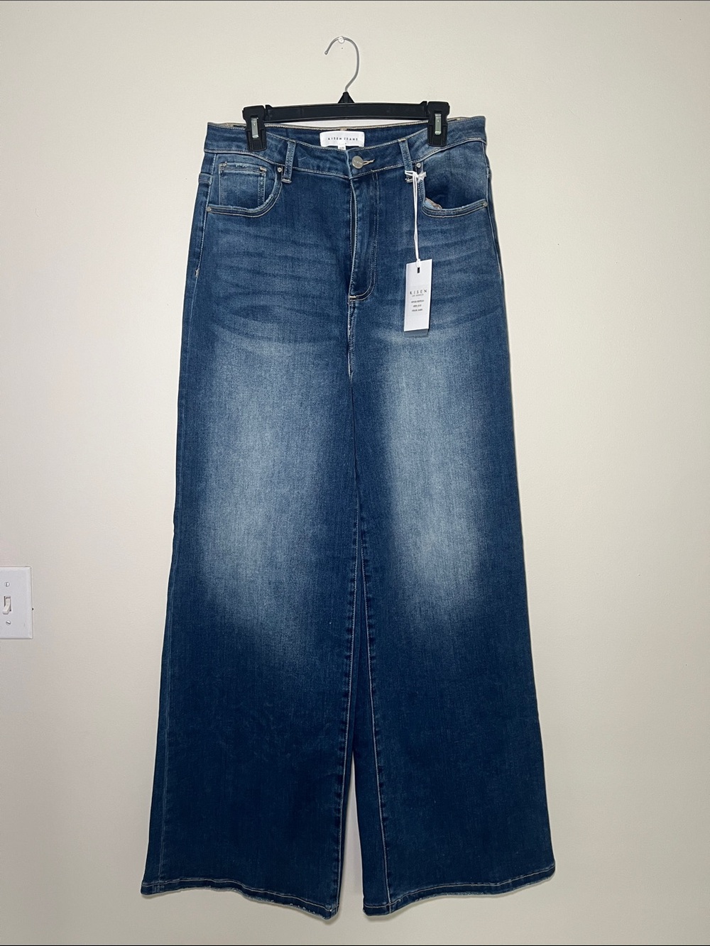 Risen Jeans High Rise Wide Flare Jeans